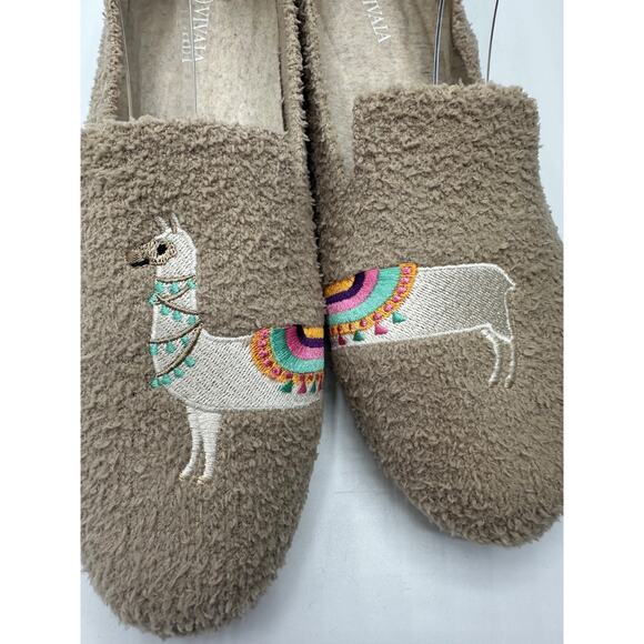 Vivaia Round Toe Terry Knit Loafers Latte Womens Size 40 (10) Flat Slip On - Picture 2 of 6